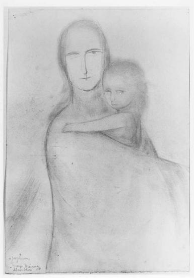 Moeder en kind - 1918