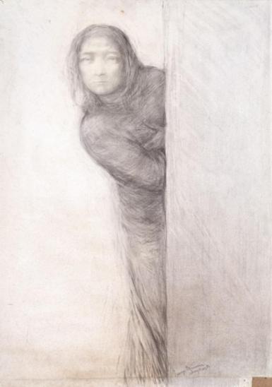 Wachtende vrouw - 1914
