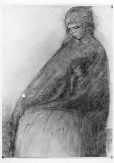 Moeder en kind - 1916