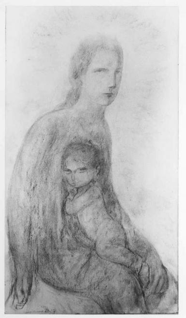 Moeder en kind - 1917