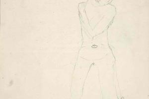 Schetsblad uit Schetsboek met figuurstudies - 1894 - 1896