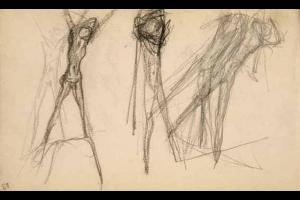 Page from the Sketchbook with Figure Studies - 1891 - 1898