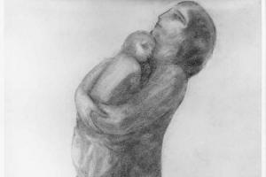 Moeder en kind - 1915