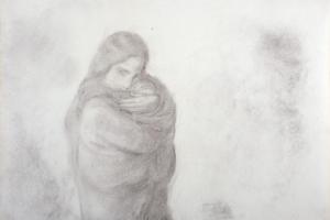 Moeder en kind - 1916