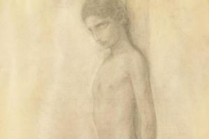 Geknielde jongeling - 1917