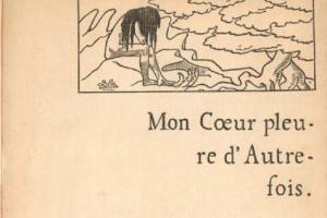 Frontispice of Mon Coeur pleure d'Autrefois - 1889