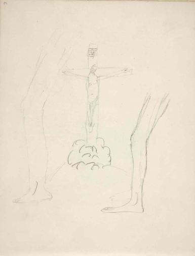 Schetsblad uit Schetsboek met figuurstudies - 1894 - 1896