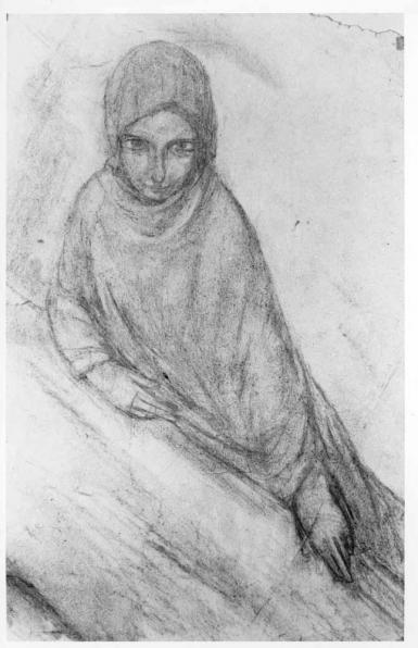 Woman [verso: three drawings for a Mother and Child]