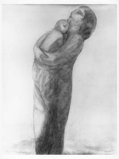 Moeder en kind - 1915