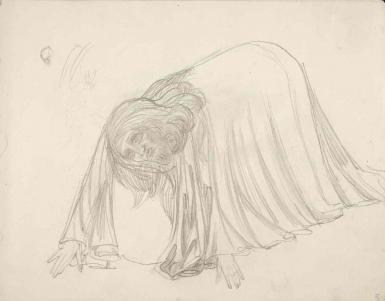 Schetsblad uit Schetsboek met figuurstudies - 1894 - 1896