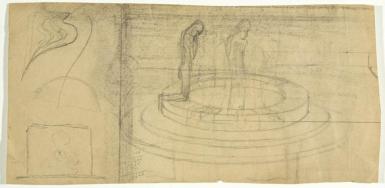 Studie voor De fontein der geknielden (recto) - 1898